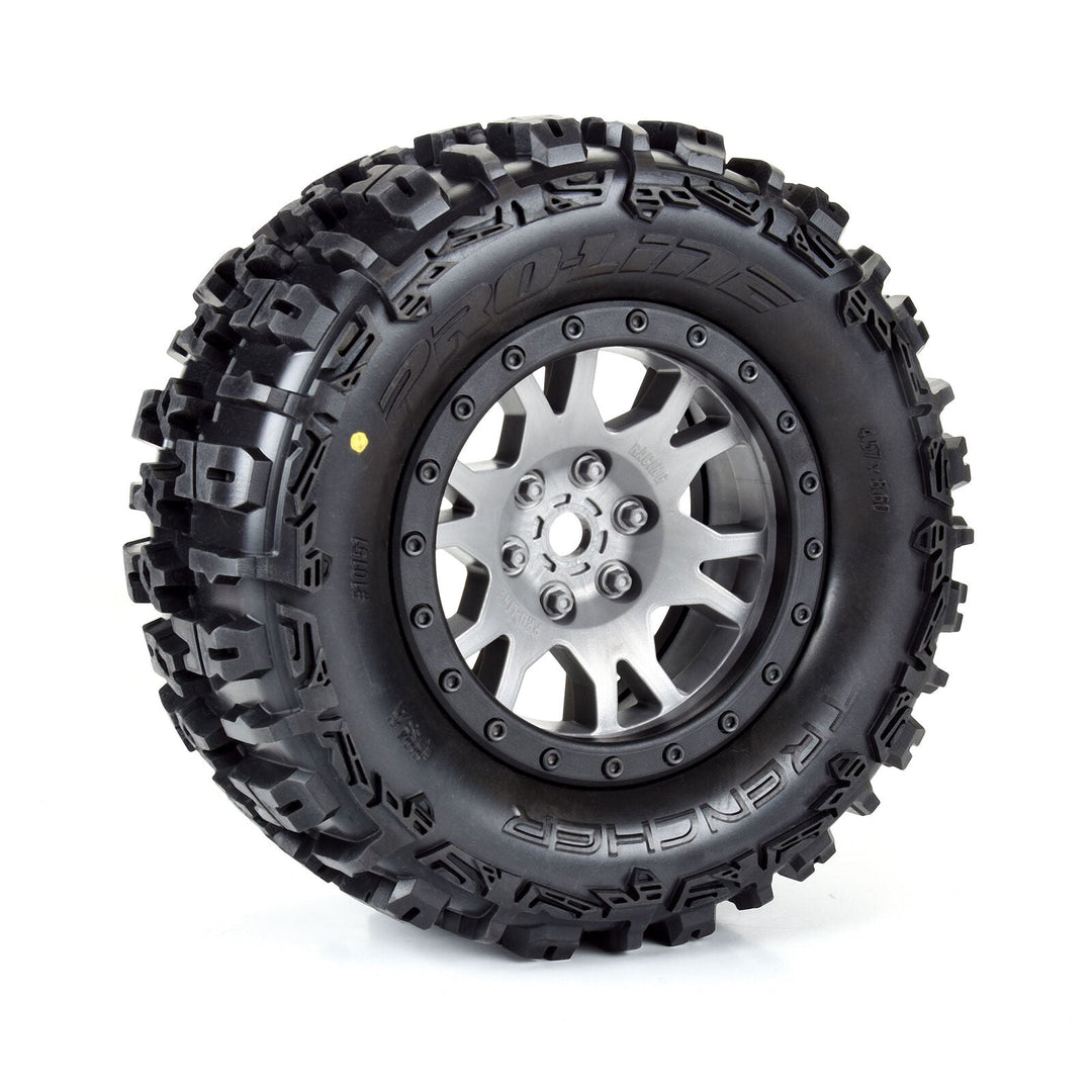 Pro-Line Trencher Pro-Loc Mounted Tires / Wheels Gray (4) Traxxas X-Maxx
