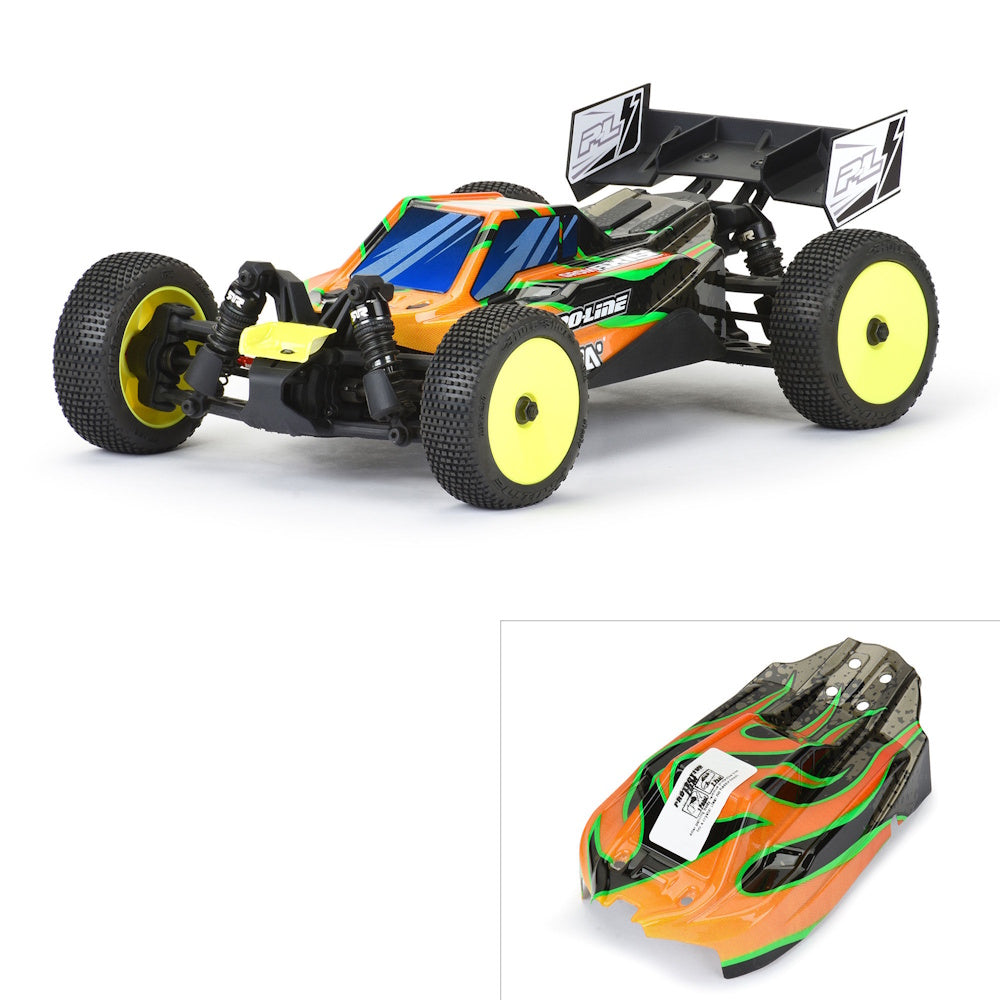 Pro-Line 1/14 Pre-Cut/Pre-Painted Axis Tribe (Yellow/Black) Body: Typhon GROM