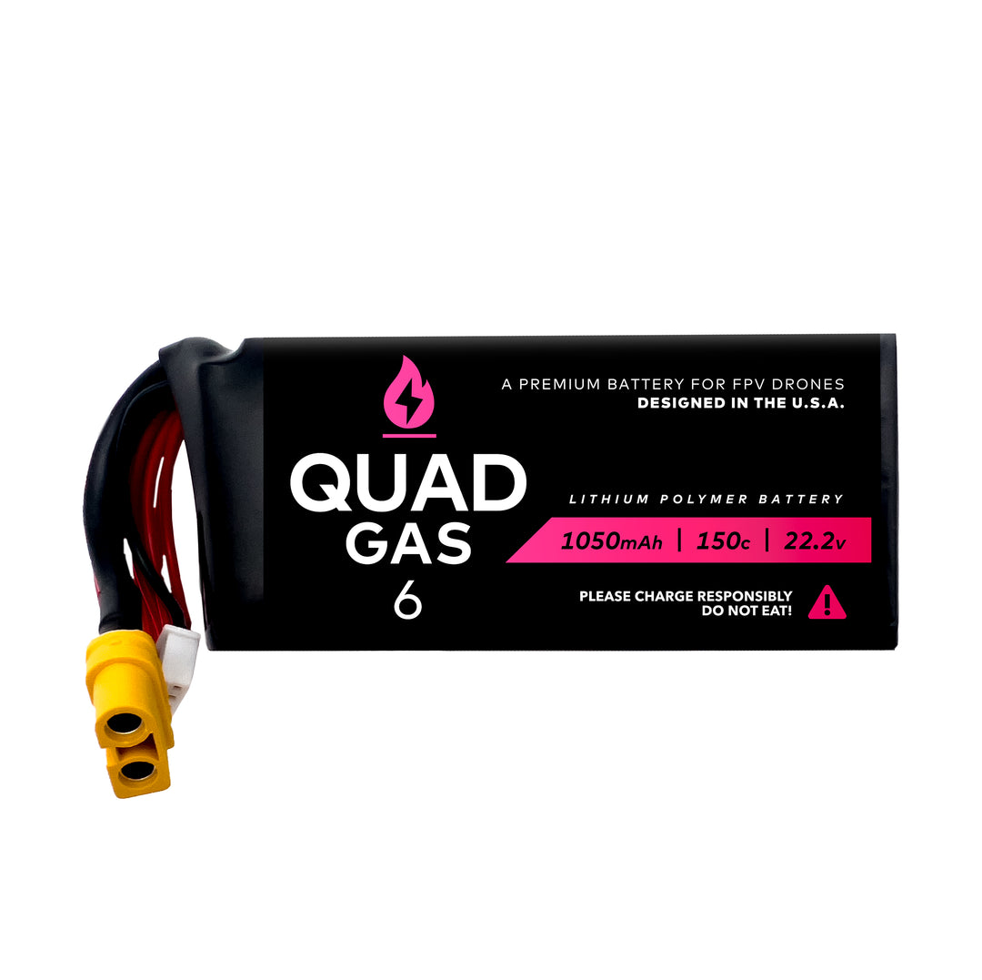 Batterie LiPo Quad Gas 6S 1380mAh 150c