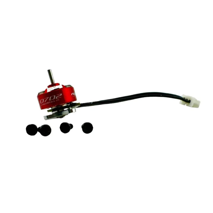 RCinPOWER GTS V3 0702 Micromotor de 29000 Kv, rojo y plateado