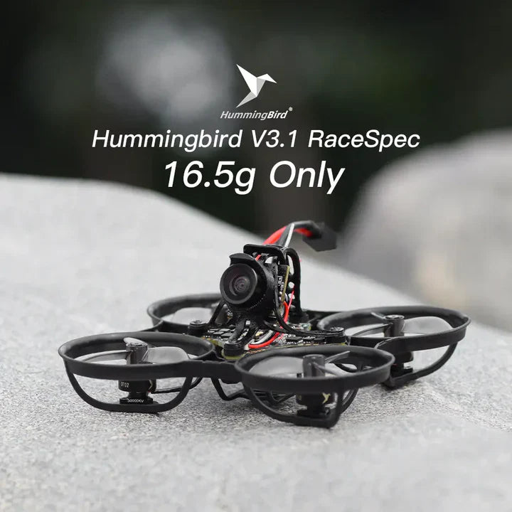 (PRE-ORDER) NewBeeDrone Hummingbird V3.1 RaceSpec 16.5g 1S Analog ELRS 2.4GHz BNF Brushless FPV Whoop