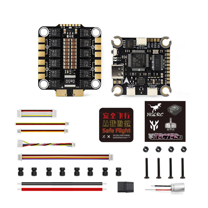 HGLRC SPECTER Stack F405 V2 + 60A ESC w/ MPU6000 - Choose FC, ESC or Stack