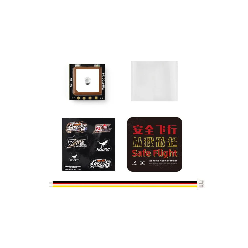 Micro GPS HGLRC M100-5883 avec boussole (10e génération)