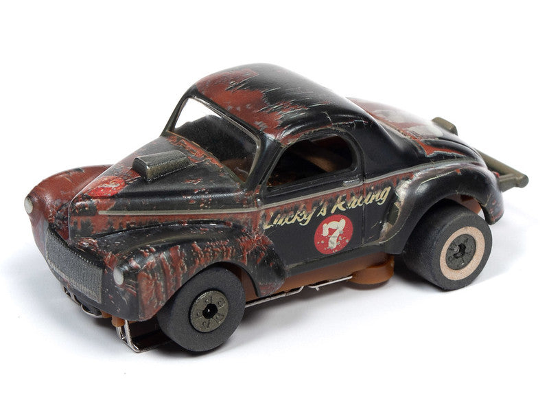 Auto World 1941 WILLYS GASSER Barn Finds HO Slot Car SC345 fits AFX Thunderjet