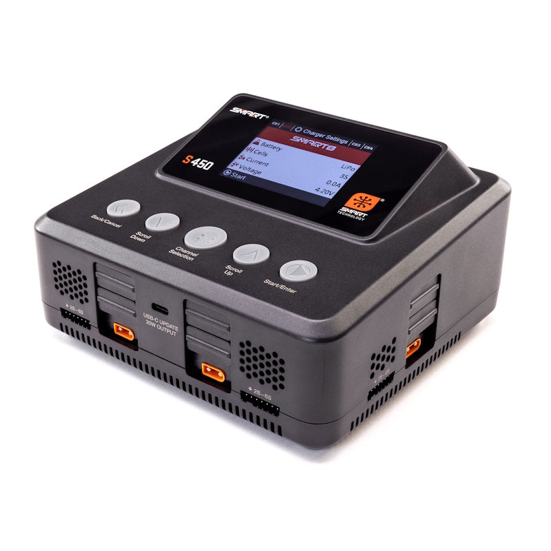Spektrum SPMXC3040 S450 G2 AC/DC Smart Charger 4x50W