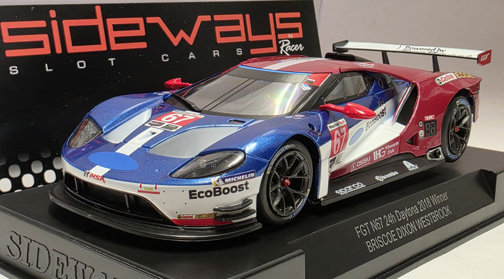Sideways Ford GTE GT3 24h Daytona 2018 Winner 1/32 Slot Car SWCAR02G