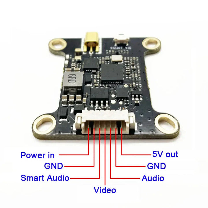 5.8Ghz 48CH 1.6W Analog SmartAudio VTX w/ MMCX Antenna