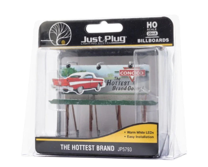 Woodland Scenics JP5793 HO Scale Conoco The Hottest Brand Going Billboard