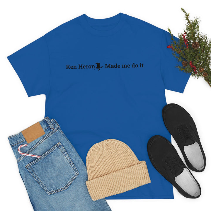 Ken Heron Made Me Do It! T-Shirt - Black Logo