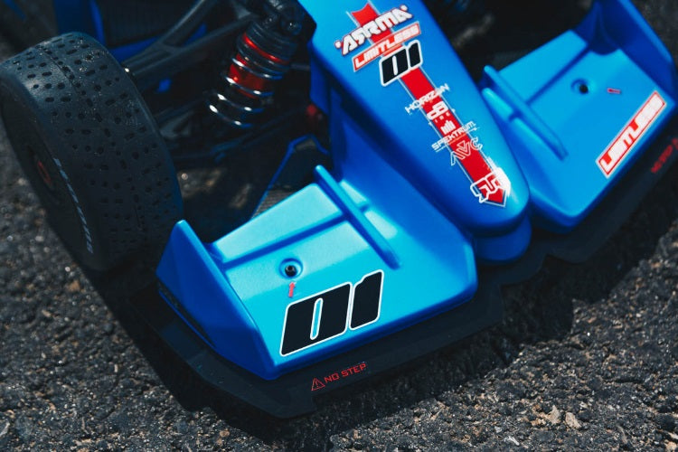 Arrma ARA410004 Limitless Finished Painted Body (Matte Blue)