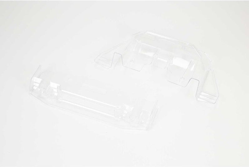 Arrma ARA410012 Clear Splitter And Diffuser Trimmed FELONY 6S BLX