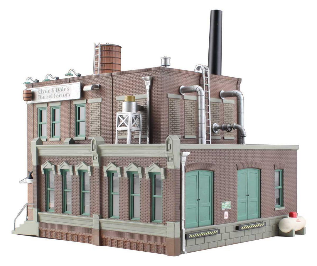 Woodland Scenics BR4924 N Clyde & Dale's Barrel Factory Structure  Built-&-Ready