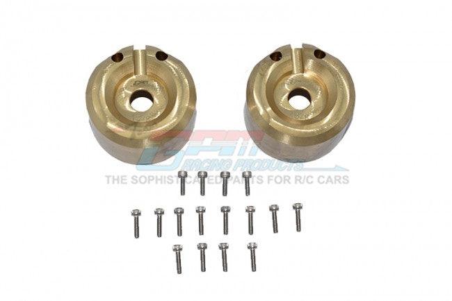 GPM BRASS OUTER PORTAL DRIVE HOUSING HEAVY FRONT OR REAR TRAXXAS TRX-4 / TRX-6
