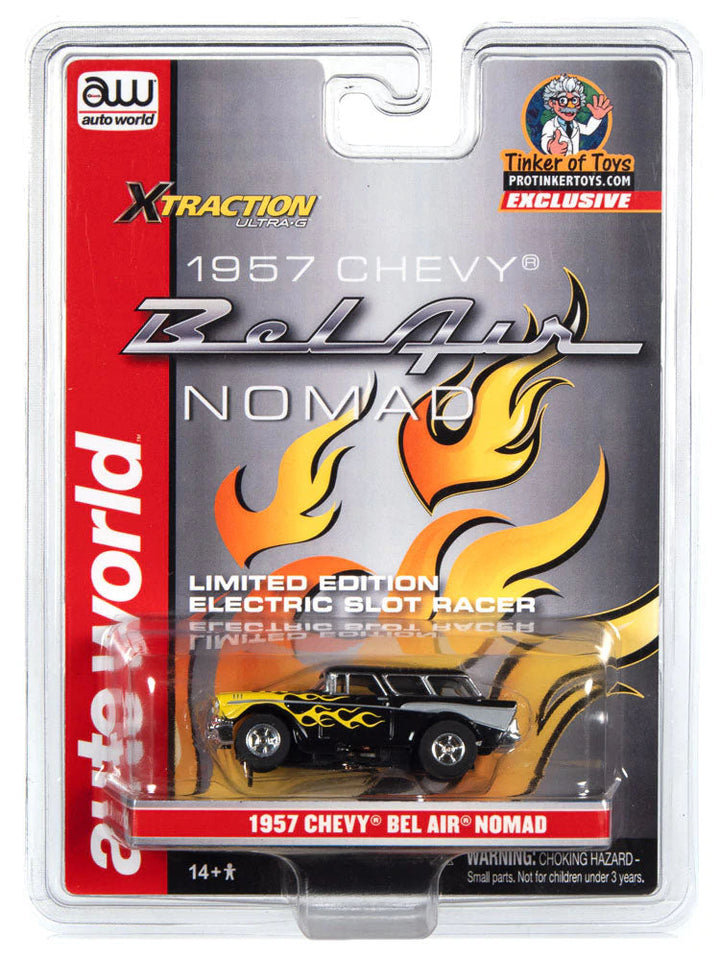 Auto World 1957 Chevrolet Nomad Exclusive Limited Edition HO Slot Car Protinker