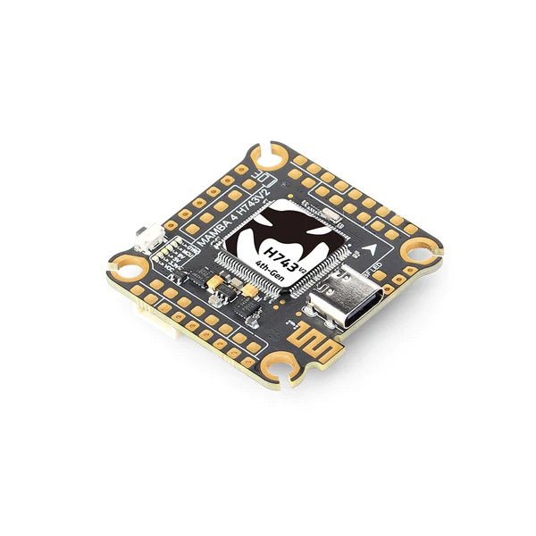 Diatone MAMBA MK4 H743 V2 + F65A 65A 3-6S 128K BLHeli_32 Flight Controller/ESC Stack - 30x30mm at WREKD Co.