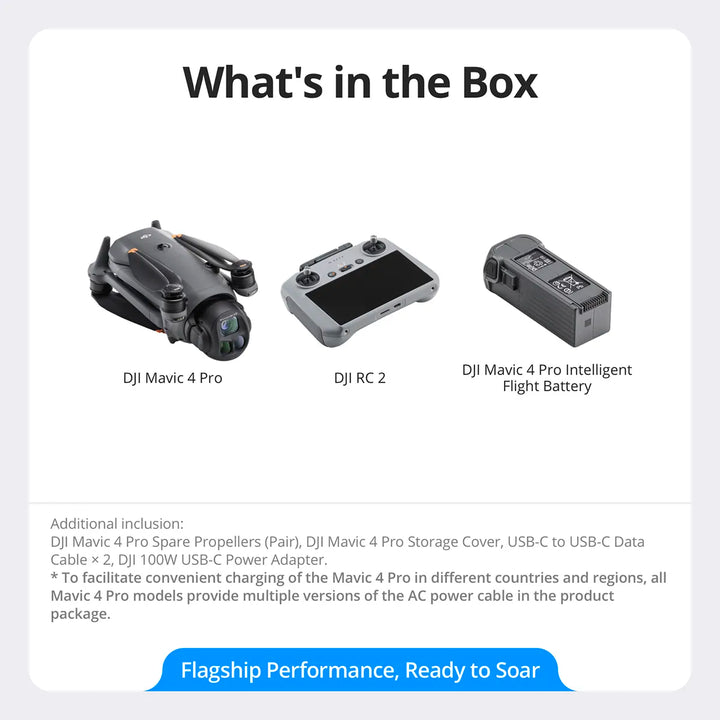 DJI Mavic 4 Pro Drone w/ RC 2 Remote Controller