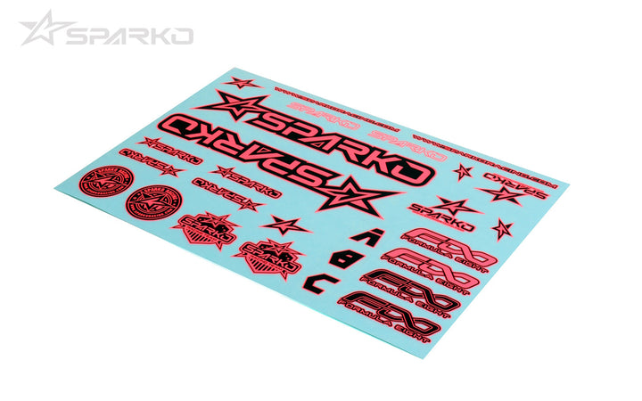 Sparko F8 Body Sticker-Pink