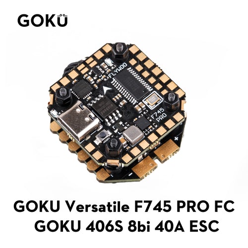 Flywoo Goku Versatile F745 Pro Mini Stack 40A ESC DJI PLUG 2-6S - 20x20mm at WREKD Co.