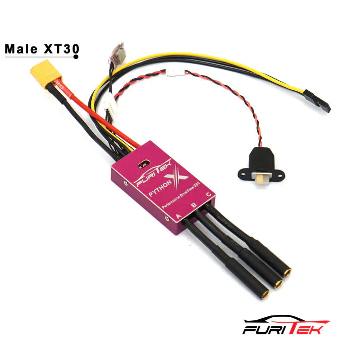 Furitek Python X 80A/120A Team Spec 1/10 Rock Crawler Brushed/Brushless ESC
