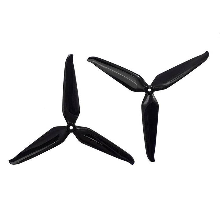 Gemfan 8145-3 / 8" Tri-Blade Cinelifter Propeller (1CW+1CCW) 2-Pack - Black