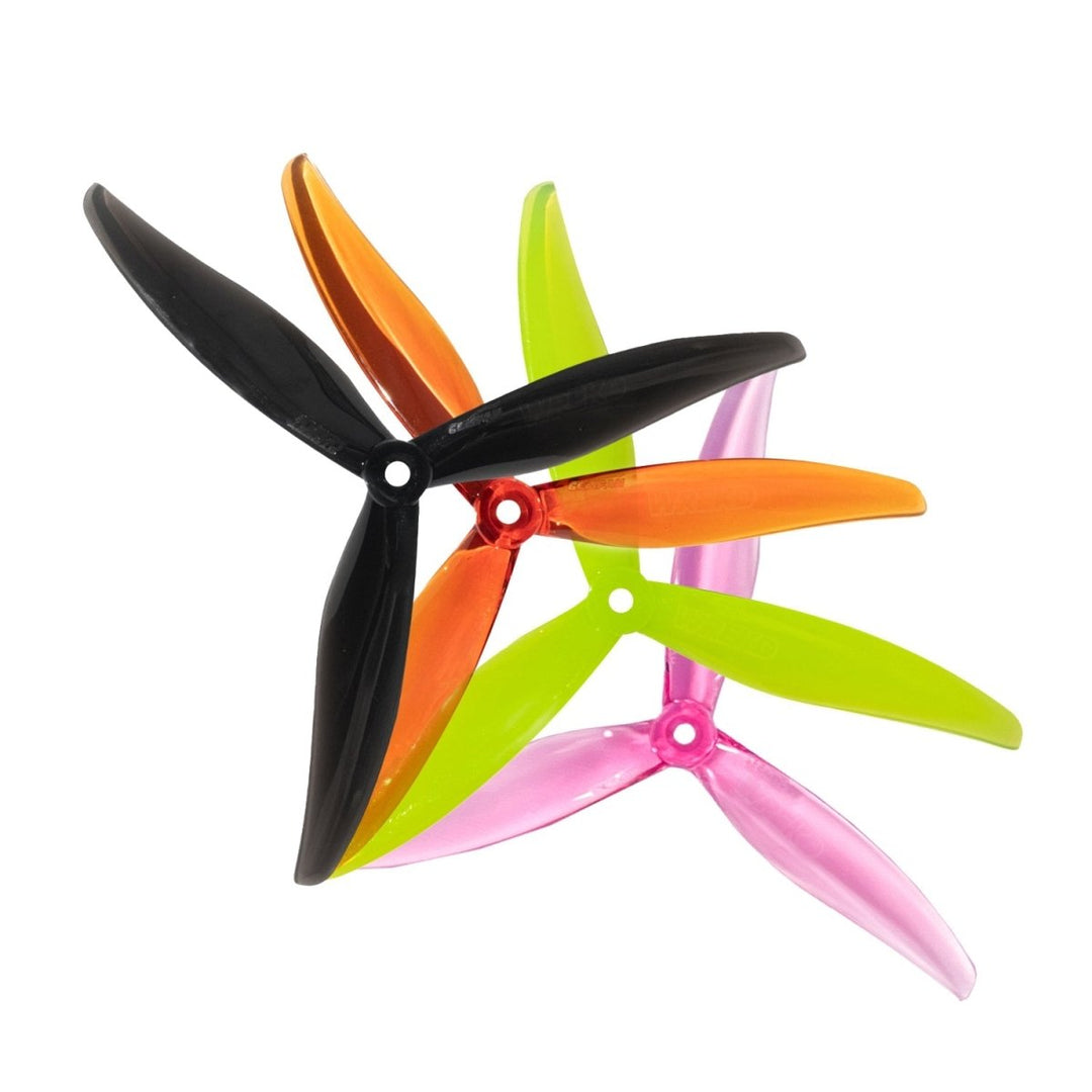 Gemfan Hurricane 7043 - 3 / 7" Tri - Blade Spec FPV Spec Drone Racing Props (FL) (4 Pack) - Choose Color at WREKD Co.