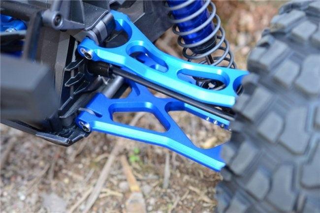 GPM ALUMINUM FRONT / REAR LOWER ARMS TRAXXAS X-MAXX 4X4 RED