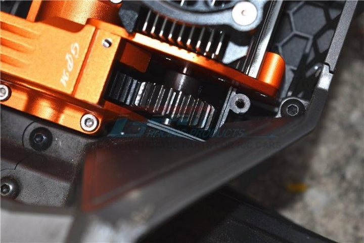 Gpm TXMS024TS-BK Harden Steel 45 Motor Gear 24T Black Traxxas Maxx