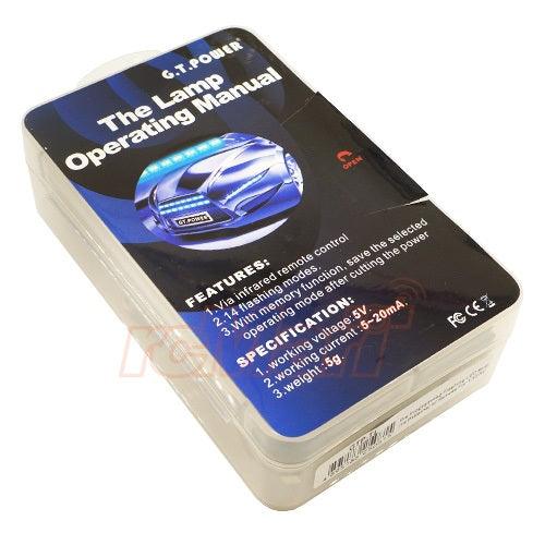 GT POWER 5V DC 14 Flashing Modes LED Light LAMP 1/10 RC Drift Car Buggy