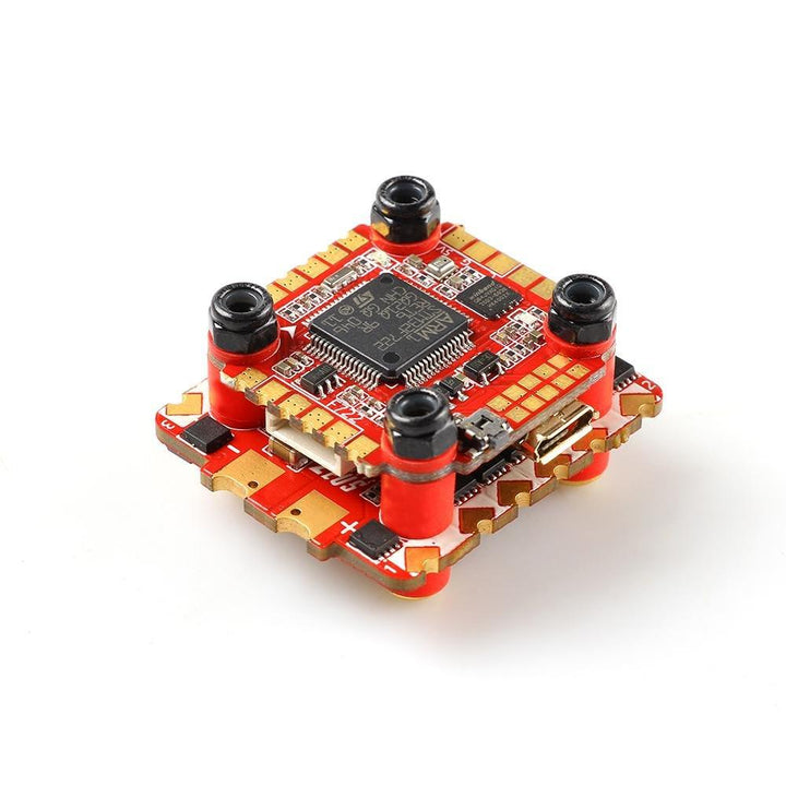 HGLRC Zeus F728 3-6S Stack with F722 Flight Controller & 28A BL_S 4in1 ESC Support I2C function - 20x20mm at WREKD Co.