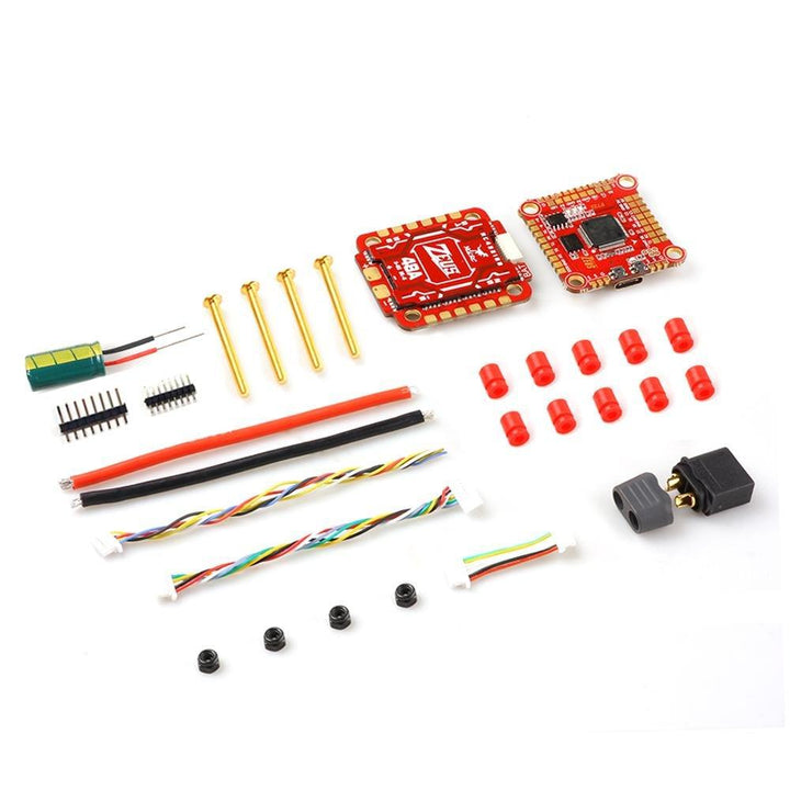 HGLRC Zeus F748 3-6S F722 Stack (Flight Controller + 48A BL_S 4in1 ESC) - 30x30mm at WREKD Co.