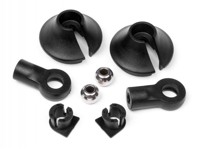 Hpi 67351 Shock End/Shock Spring Retainer Set For Big Bore Shock Vorza Flux