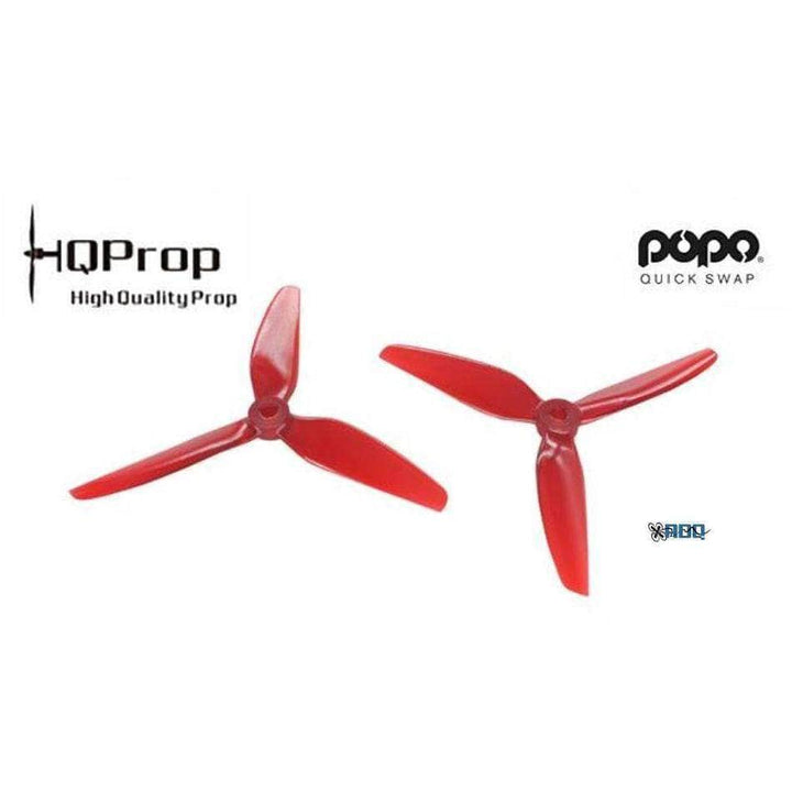 HQ Prop 5.1x4.1x3 POPO Compatible Tri-Blade 5" Prop 4 Pack - Choose Your Color at WREKD Co.