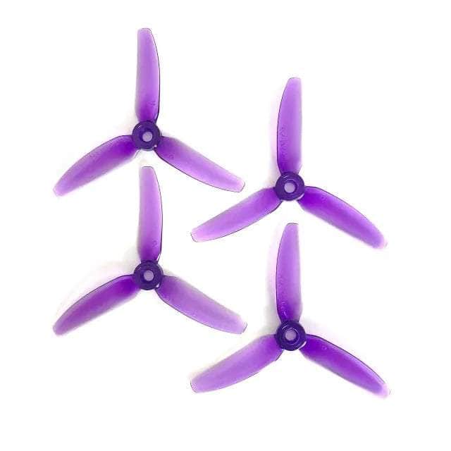 HQ Prop Durable Prop 4X4.3X3 V1S Tri-Blade 4" Prop 4 Pack - Choose Your Color at WREKD Co.