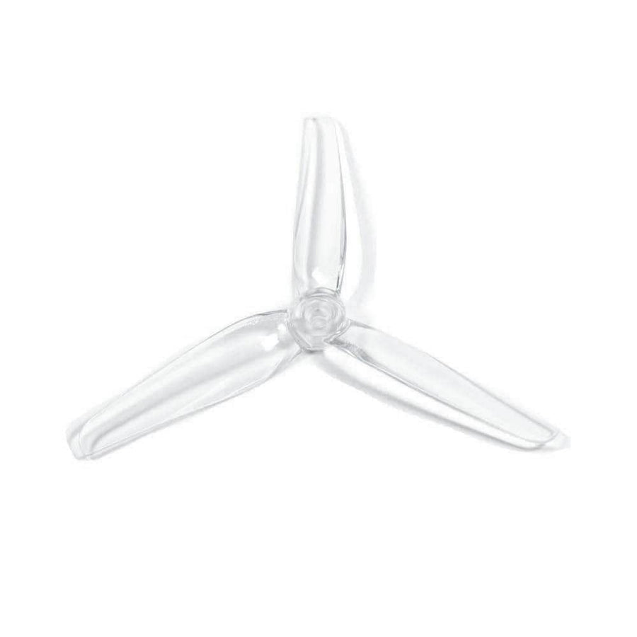 HQ Prop HeadsUp Racing R38C Tri-Blade 4.9" Prop 4 Pack - Clear at WREKD Co.