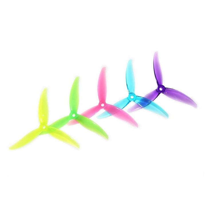 HQ Prop MCK Tri - Blade 5" Propeller (2CW+2CCW) - Choose Color at WREKD Co.