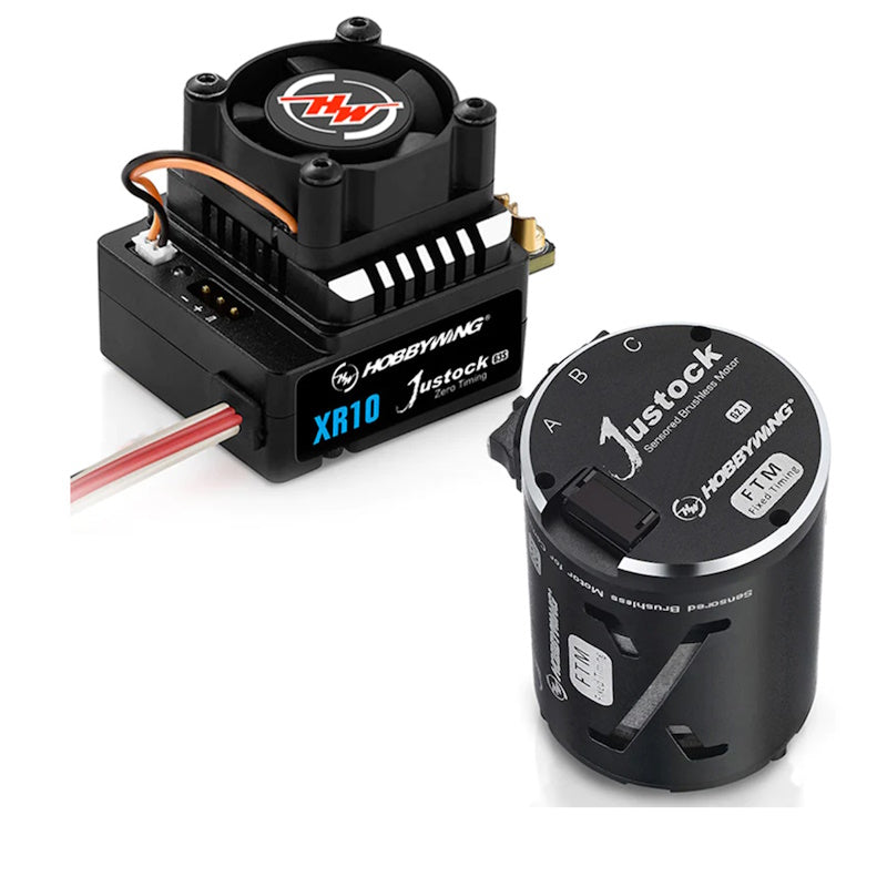 Hobbywing HWI38020372 Xerun XR10 Justock G3S, JS5 17.5T G2.1 Motor Combo