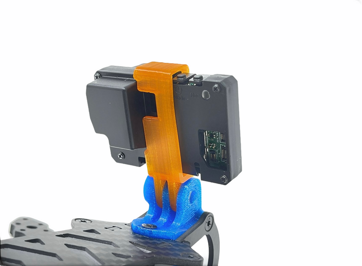 Support GoPro BETAFPV Naked avec support à languette réglable GoPro de série