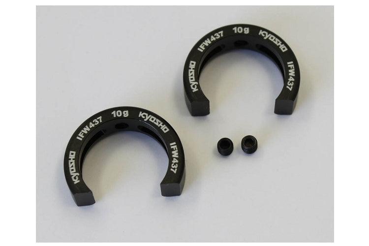 Kyosho IFW438-10 Rear Hub Carrier 10g Weights (2) Inferno MP9