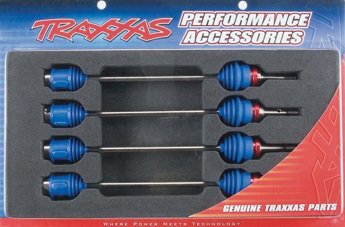 Traxxas 5451R Steel Driveshafts/Drive Shafts w/OptiDrive CVD : E-Revo EVX2 5605