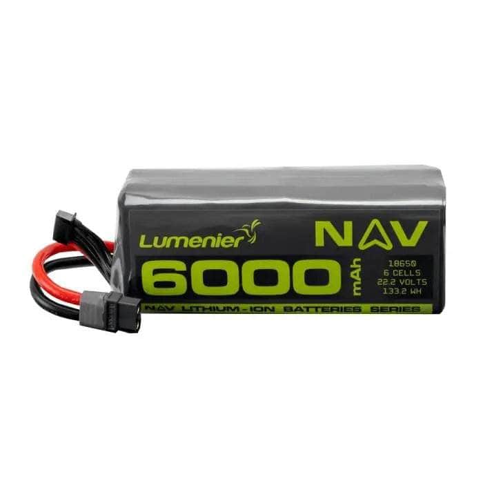 Lumenier NAV 22.2V 6S 18650 6000mAh 10C Li-Ion Battery - XT60 at WREKD Co.