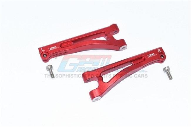 GPM ALUMINUM FRONT UPPER ARMS ARRMA 1/7 MOJAVE 6S BLX RED
