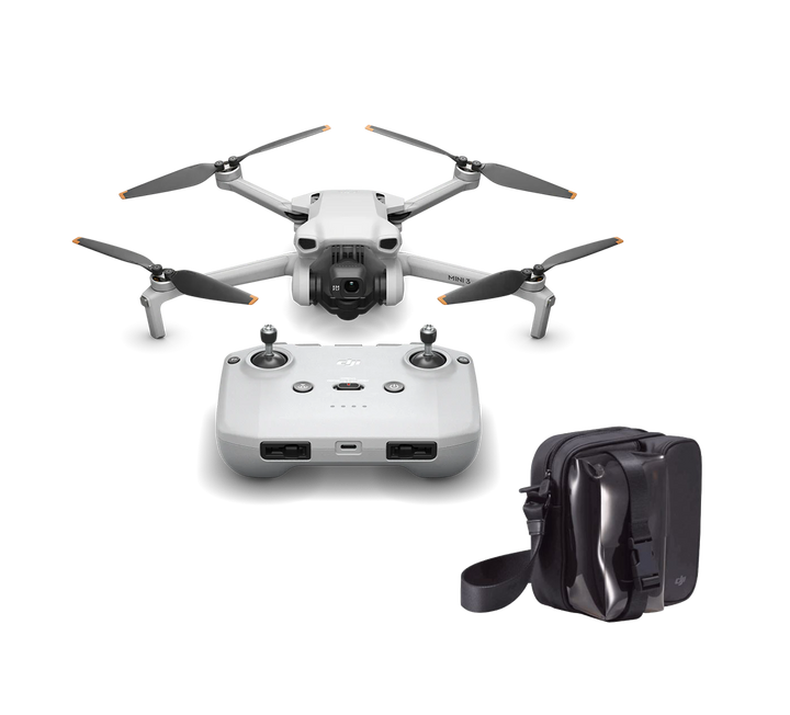 DJI Mini 3 Camera Drone 4k HDR 38-min Flight Time (Refurbished) + Mini Bag (Black)