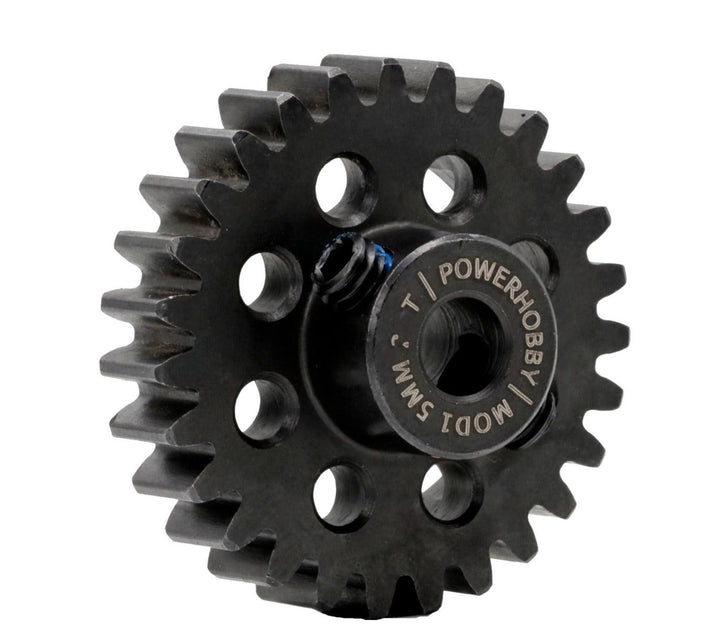 Powerhobby Hardened Steel 25T Mod1 5mm Pinion Gear Mod 1 Speed Run / Drag Racing