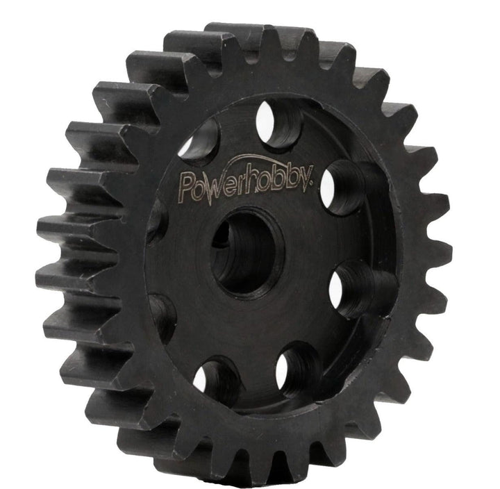Powerhobby Hardened Steel 25T Mod1 5mm Pinion Gear Mod 1 Speed Run / Drag Racing