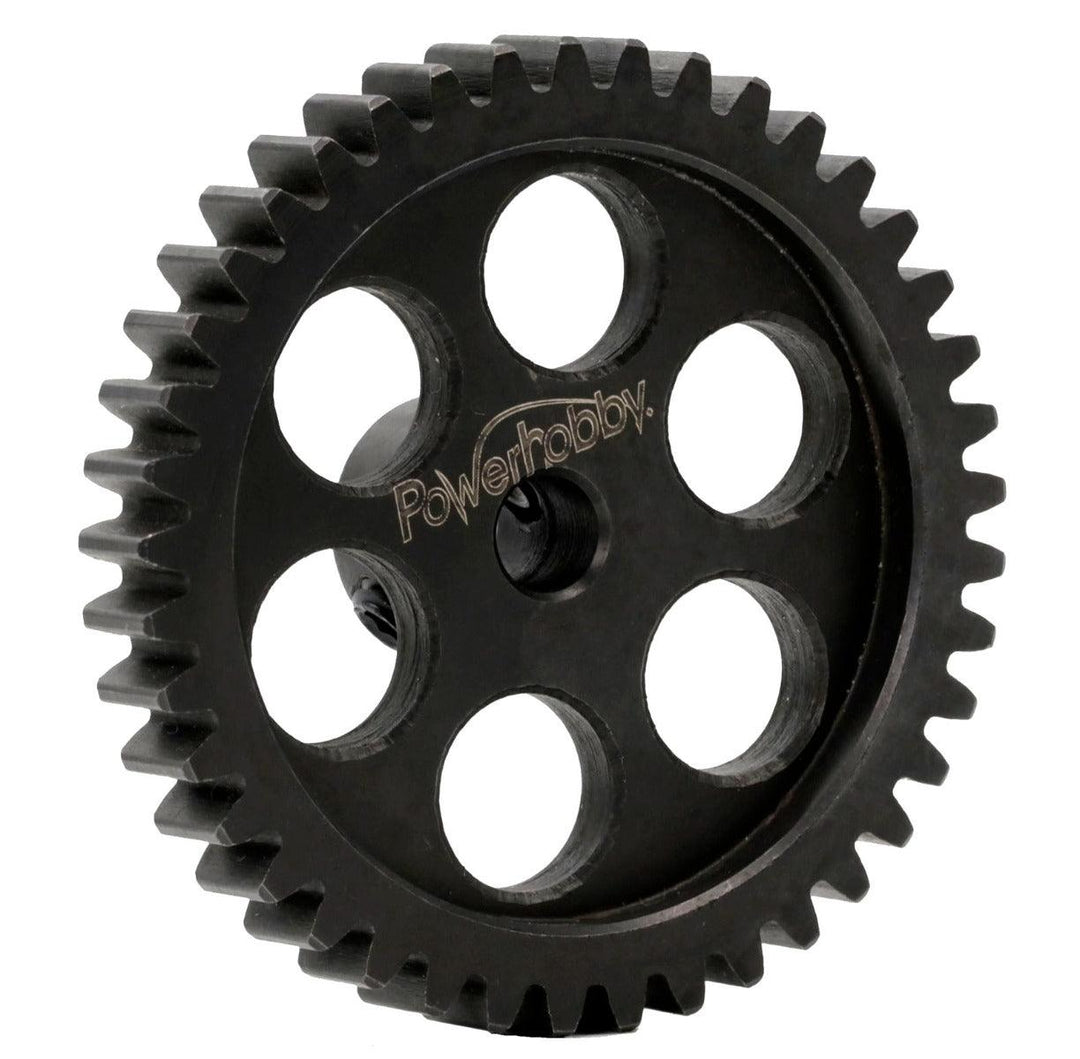 Powerhobby Hardened Steel 43T Mod1 5mm Pinion Gear Mod 1 Speed Run / Drag Racing