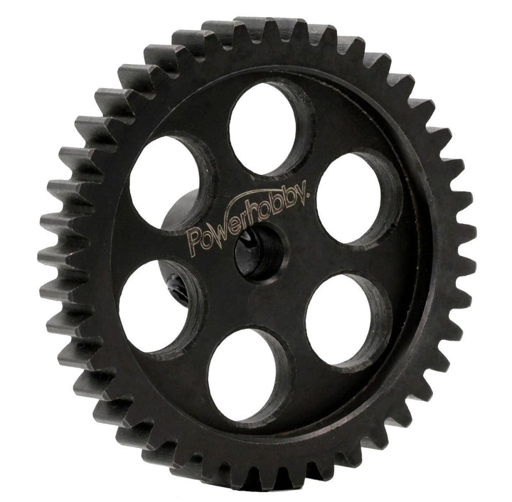Powerhobby Hardened Steel 43T Mod1 5mm Pinion Gear Mod 1 Speed Run / Drag Racing
