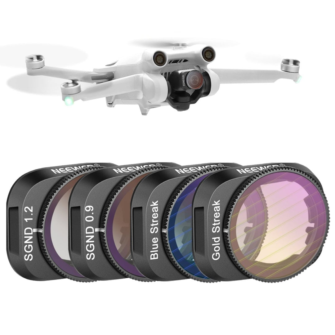 NEEWER 4 Pack ND and Effect Filter Set For DJI Mini 3/Mini 3 Pro at WREKD Co.