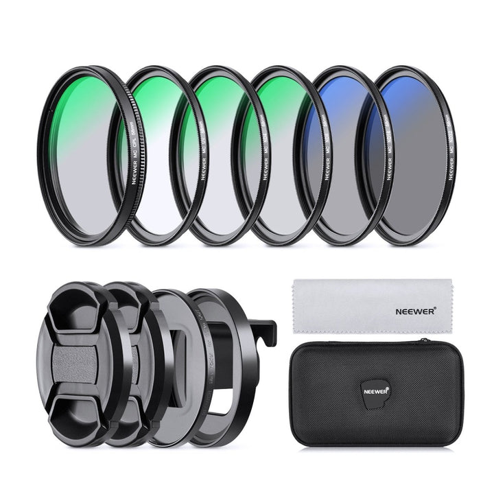 NEEWER 58mm Lens Filter Kit Compatible with GoPro Hero 8/7/6/5 at WREKD Co.