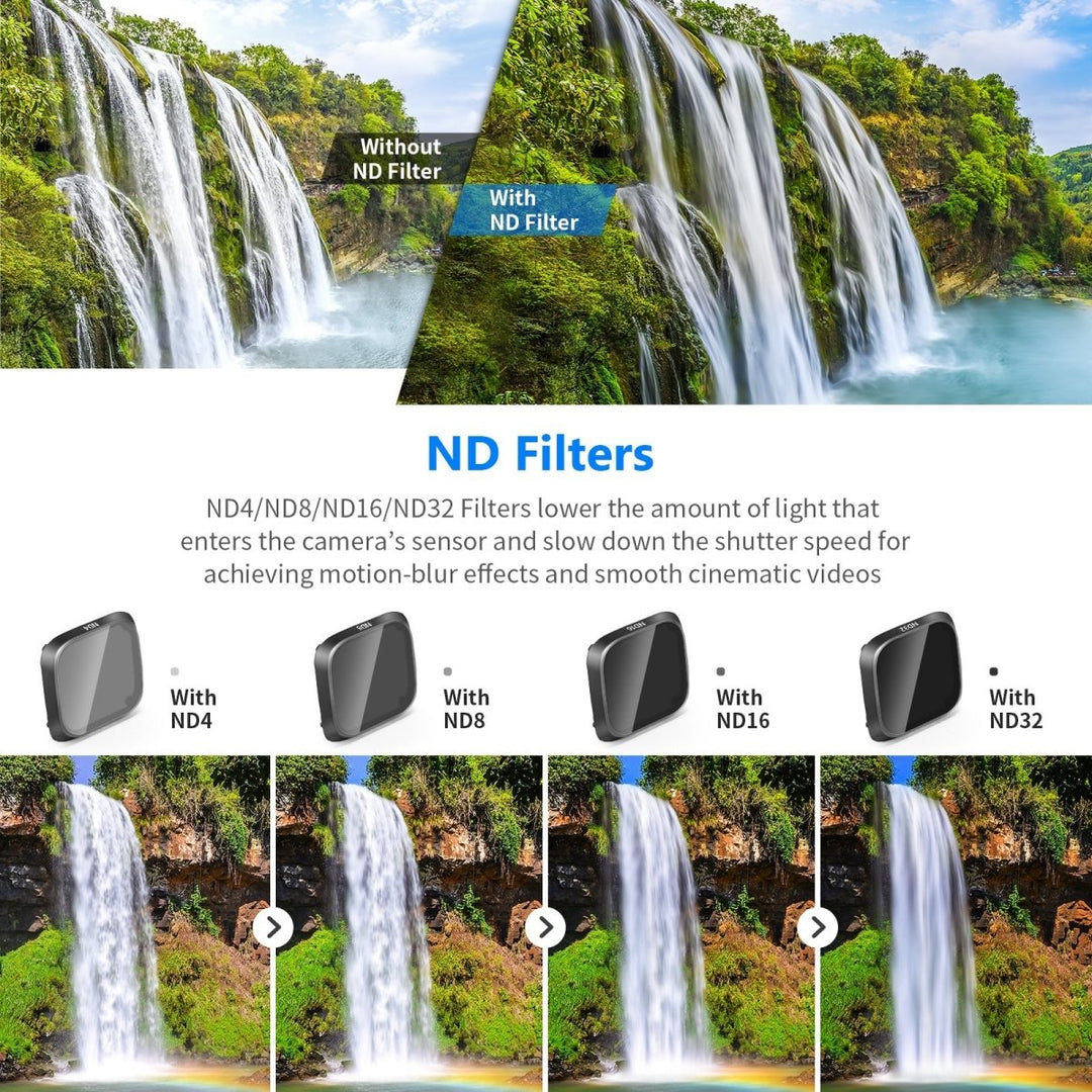 NEEWER 6 - Pack Filter Set For DJI AIR 2S at WREKD Co.