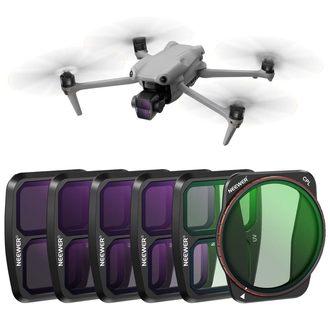 NEEWER 6 Pack ND CPL UV Filter Set for DJI Air 3 at WREKD Co.